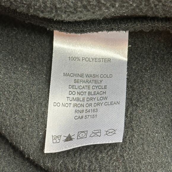 Calvin Klein Performance Black Fleece Jacket Zip Womens Size Medium M Quick Dry - Picture 11 of 12
